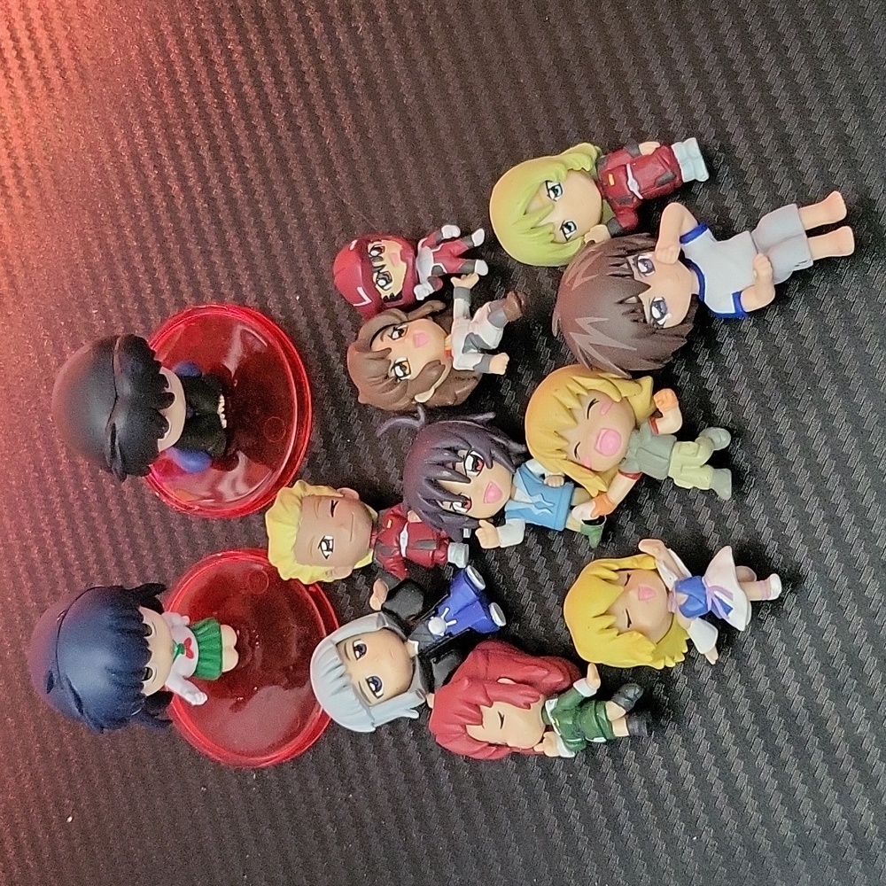 Gundam Seed + Inuyasha Mini Figures
